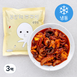 부탇해 쭈꾸미 볶음 순한맛 (냉동), 500g, 3개