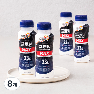 요플레 프로틴 맥스 플레인, 210ml, 8개