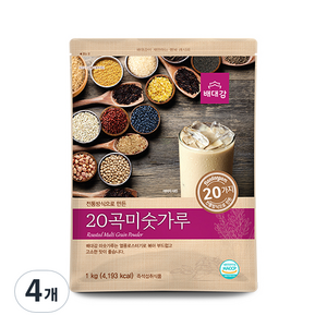 배대감 20곡 미숫가루, 1kg, 4개