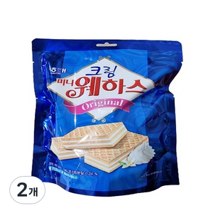 해태제과 크림 미니 웨하스, 150g, 2개