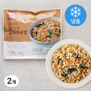 아임닭 곤약잡곡 닭가슴살 잡채볶음밥 (냉동), 200g, 2개