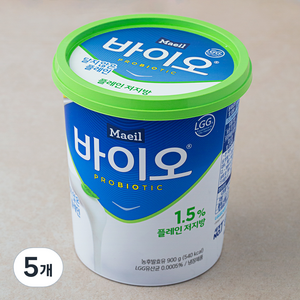 매일 바이오 플레인 저지방, 900g, 5개