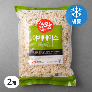 식자재왕 야채볶음밥 (냉동), 3kg, 2개