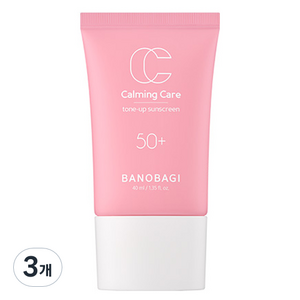 바노바기 카밍 케어 톤업 선스크린 SPF50+ PA++++, 40ml, 3개