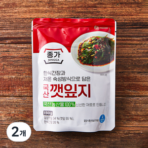 대상 종가 깻잎지, 150g, 2개