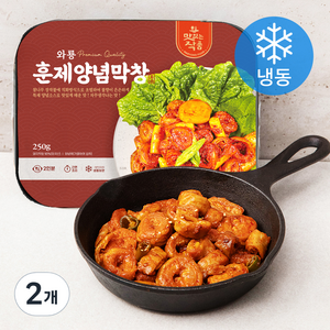 와룡 훈제 양념막창 (냉동), 250g, 2개