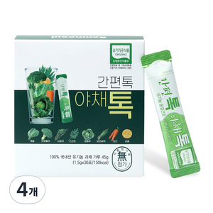 산마을 간편톡 야채톡 30p, 45g, 4개