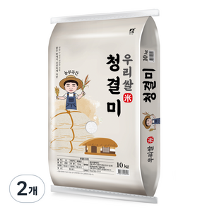 농부곡간 2024년산 햅쌀 우리쌀 백미, 10kg, 2개