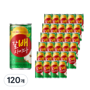 갈아만든배 사이다, 210ml, 120개