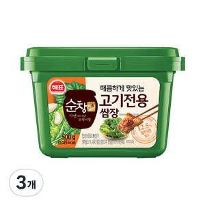 순창궁 고기전용쌈장, 500g, 3개