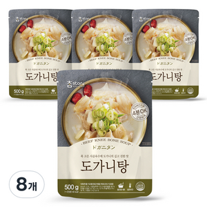 참스토리 도가니탕, 500g, 8개