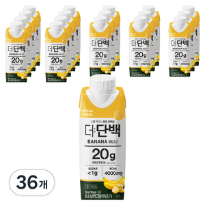 더단백 드링크 바나나, 250ml, 36개