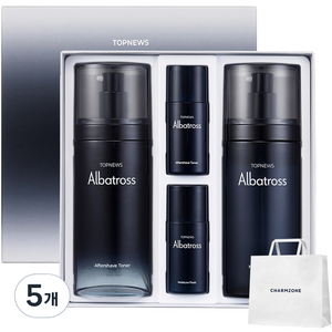 참존 탑뉴스 알바트로스 2종세트 토너 130ml + 25ml + 플루이드 130ml + 25ml, 5개