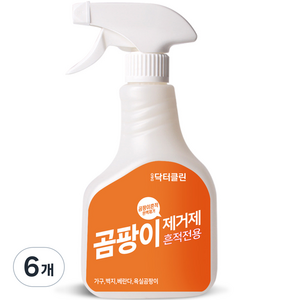 닥터클린 디앤디 곰팡이제거제 흔적전용, 500ml, 6개