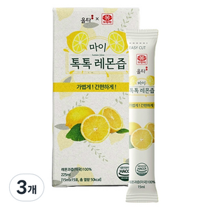 도투락 마이 톡톡 레몬즙, 225ml, 3개