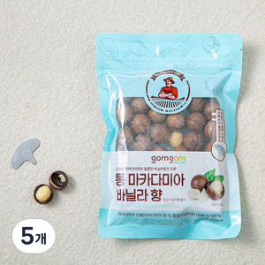 곰곰 통 마카다미아 바닐라향, 200g, 5개