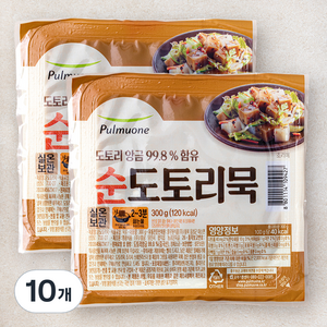 풀무원 순 도토리묵, 300g, 10개