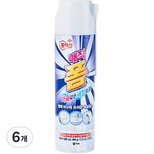 홈백신 매직폼 욕실세정제, 500ml, 6개