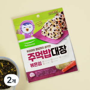 풀무원 주먹밥 대장 볶음김, 30g, 2개