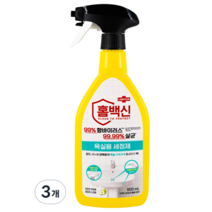 홈백신 욕실용 세정제, 600ml, 3개