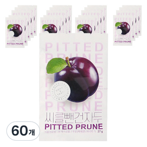 씨를 뺀 건자두, 60개, 27g