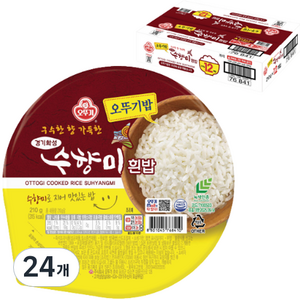 오뚜기 수향미밥, 210g, 24개