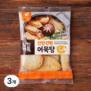 삼진어묵 간단 간편 5분 어묵탕, 220g, 3개