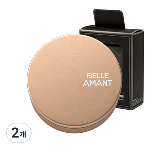 벨르아망 시그니쳐 차량용방향제, 2개, 블랙체리 로즈골드