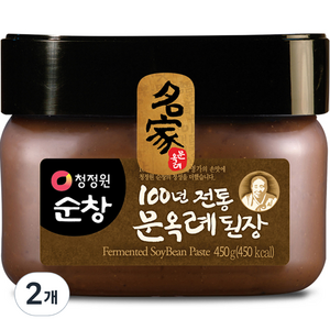 청정원순창 문옥례 된장, 450g, 2개