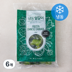 글로벌냉동 베트남산 식품 얼갈이 (냉동), 6개, 1kg