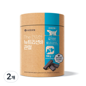 유한양행 더 건강한 뉴트리션바 강아지 영양트릿 30p, 관절, 150g, 2개