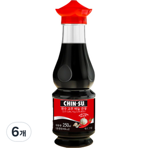 친수 고추마늘 간장 소스, 250ml, 6개