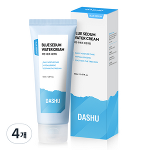 다슈 남성용 파란 수분초 수분크림, 4개, 150ml