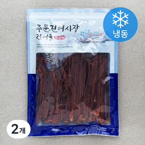 주문진어시장건어물 컷팅 오징어 장족 (냉동), 250g, 2개