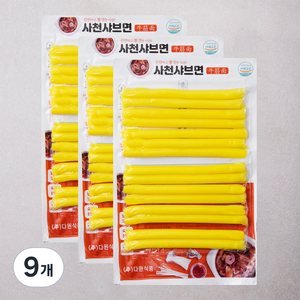 사천 샤브면, 250g, 9개