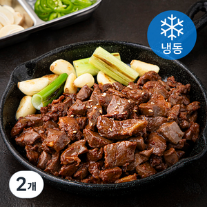 육소반 辛 염통 구이 (냉동), 300g, 2개