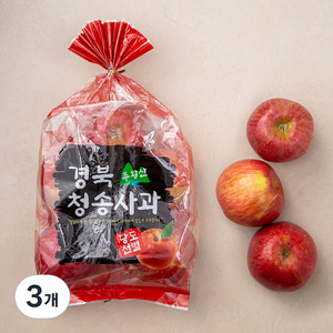 다조은 청송 주왕산 당도선별 사과, 1.5kg(6~7입), 3개