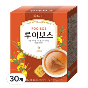 담터 삼각티백 루이보스 차, 1.5g, 10개입, 3개