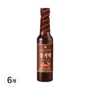 사조 프리미엄 꽃게액, 550ml, 6개