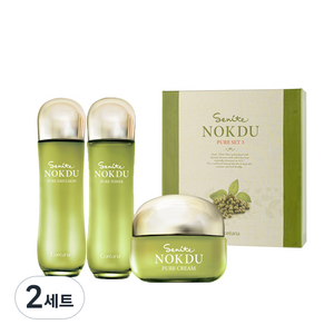 세니떼 녹두 퓨어 토너 150ml + 에멀션 150ml + 크림 50ml 세트, 2세트