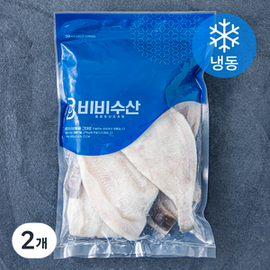 비비수산 깔끔하게 손질된 가자미 (냉동), 2개, 1kg