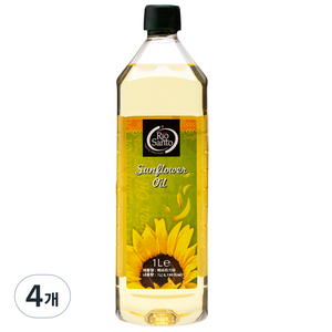 리오산토 해바라기유, 1L, 4개