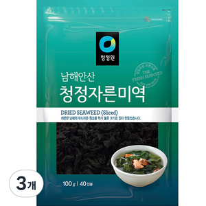 대상 청정원 청정자른미역, 100g, 3개