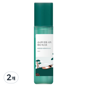 라운드랩 소나무 진정 시카 바디 미스트, 150ml, 2개