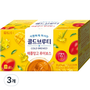 담터 콜드브루티 애플망고 루이보스, 1.5g, 20개입, 3개, 1.5g