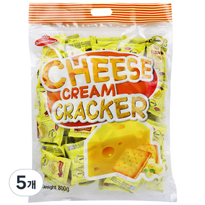 치즈향 크림 크래커, 800g, 5개