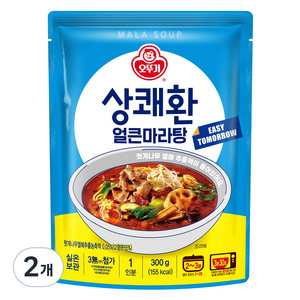 오뚜기 상쾌환 얼큰마라탕, 300g, 2개