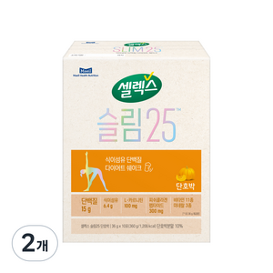 셀렉스 슬림25 단호박 다이어트쉐이크, 2개, 360g