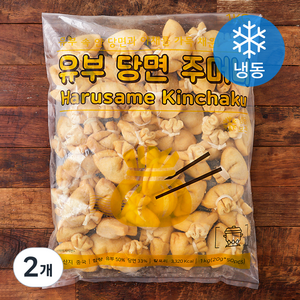 지엔씨푸드 유부 당면 주머니 (냉동), 1kg, 2개