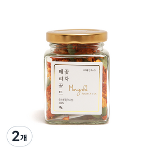 우리꽃연구소 메리골드 꽃차 레귤러, 13g, 1개입, 2개